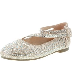 SIZE 10 Smartfit Toddler Girls Crystal Flat